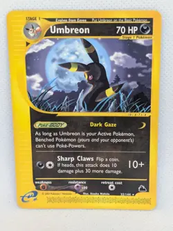 Umbreon 32/144 Skyridge Non-Holo Ultra Rare Pokemon TCG Nintendo e-reader LP - Image 1