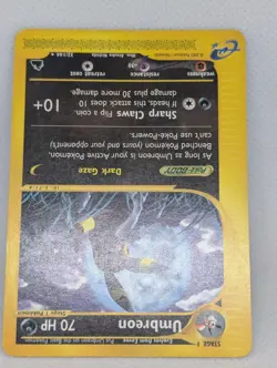 Umbreon 32/144 Skyridge Non-Holo Ultra Rare Pokemon TCG Nintendo e-reader LP - Image 4