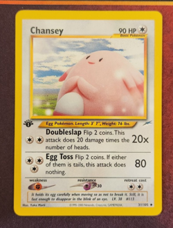 Chansey (1st Edition) 31/105 Pokemon Neo Destiny - NM - Image 1
