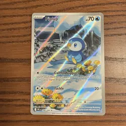 Pokemon TCG - Piplup 98/94 - Phantasmal Flames Illustration Rare - NM - Image 1
