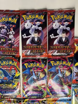 (lot Of 11) TCG POKEMON BOOSTER PACKS FACTORY SEALED DESTINED/MEGA/PHANTASMAL - Image 2