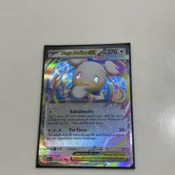 Pokemon Mega Audino EX Full Art Holo Rare 172/217 Basic 270HP - Image 1