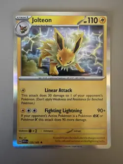 Pokemon - Jolteon 135/165 - Scarlet & Violet 151 - Holo Rare - Near Mint - Image 1