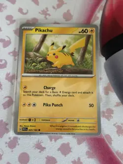 Pikachu 025 & Eevee 133 - Pokemon Together PROMO Stamped - NM Condition - Image 4
