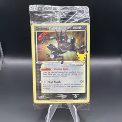 Greninja Gold Star Holo Promo SWSH144 Celebrations Black Star Pokemon SEALED (A) - Image 1