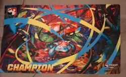 Mega Venusaur Playmat Play!Pokemon League Cups Champion 2026 - Image 1