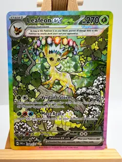 Pokemon Prismatic Evolutions - 144/131 Leafeon ex - SIR - NM/M - Image 1