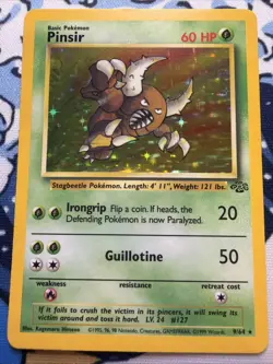 Pokemon TCG Pinsir Jungle 9/64 Holo Rare - MP - Image 1
