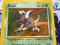 Pokemon TCG Pinsir Jungle 9/64 Holo Rare - MP - Image 2