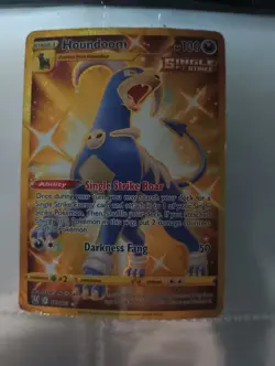 Pokemon Houndoom 179/163 Battle Styles Secret Rare Holo Single Strike HP130 Dar… - Image 1