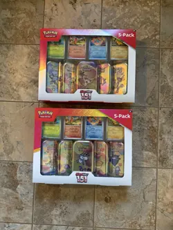 ⭐ 2x Pokemon Scarlet & Violet - 151 (5-Pack) Costco In Hand, Ships NOW! 📈💨 - Image 1