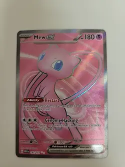 Pokemon TCG Mew ex 193/165 Full Art Scarlet & Violet 151 Ultra Rare - Image 1