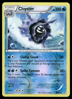 Cloyster Reverse Holo 32/146 XY Base Set Pokemon - Image 1