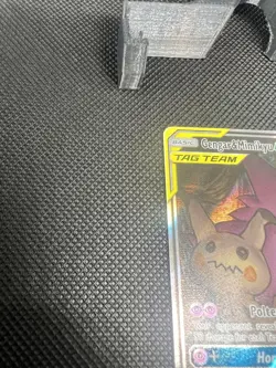 Pokemon Gengar & Mimikyu GX TAG TEAM Ultra Rare Full Art Holo Sm-Team Up 165/181 - Image 4
