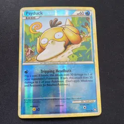 Pokemon TCG Psyduck Triumphant 74/102 Reverse Holo LP - Image 1