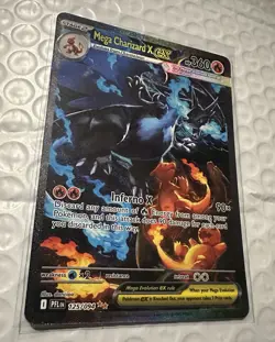 Mega Charizard X EX SIR 125/094 Phantasmal Flames English Pokemon TCG Pack Fresh - Image 3