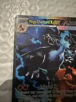Mega Charizard X EX SIR 125/094 Phantasmal Flames English Pokemon TCG Pack Fresh - Image 4