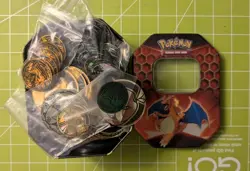 100+ Pokemon Coins Lot TCG DUPLICATES JUMBOS REGULAR Size Charizard Coins ++++ - Image 1