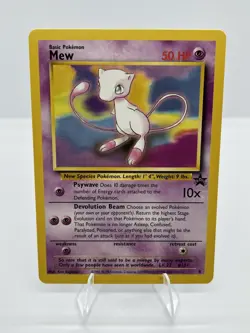 Pokemon 2000 Mew #8 Black Star Promo WOTC NM - Image 3