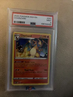 2025 POKEMON M24 EN-MCDONALD'S COLLECTION #001 CHARIZARD PSA 9 - Image 1