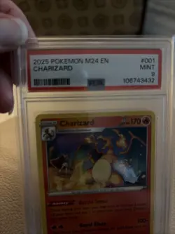 2025 POKEMON M24 EN-MCDONALD'S COLLECTION #001 CHARIZARD PSA 9 - Image 2