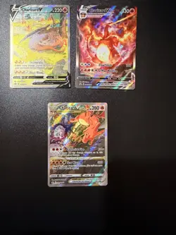 Pokemon TCG Charizard Black Star Promo UPC SWSH260, SwSH261, SWSH262 Full Set NM - Image 1
