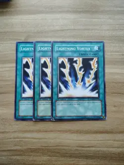 Yu-Gi-Oh! - Lightning Vortex - 3X - Full Playset - Image 1
