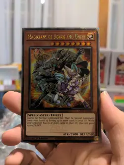 Yu-Gi-Oh! Magicians of Bonds and Unity LEDE-EN000 Quarter Century Rare QCR YGO - Image 1