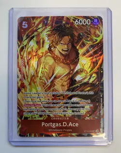 One Piece Portgas.D.Ace Vol.5 Promo ST15-005 Special Holo Character 5 - Image 1