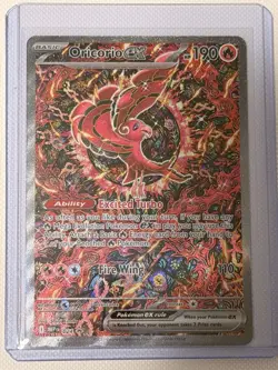 Oricorio ex 024 Pokemon TCG Mega Evolution Charizard UPC Black Star Promo Card - Image 1