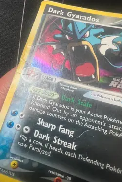 Pokemon Card-Dark Gyarados-Ex Rocket Returns-Holo-36/109-ENG-STAMPED-Very Played - Image 4