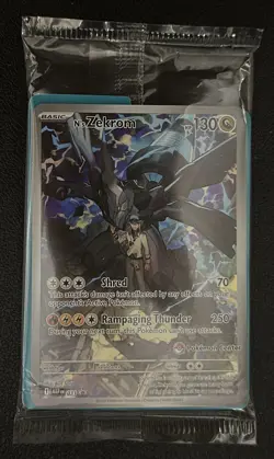 Pokemon Center N's Zekrom 031 Black Star Promo Card I PC STAMPED I Sealed - Image 3