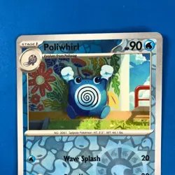 Poliwhirl Reverse Holo NM 061/165 Scarlet & Violet 151 Pokemon Card - Image 2