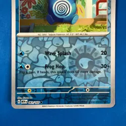 Poliwhirl Reverse Holo NM 061/165 Scarlet & Violet 151 Pokemon Card - Image 3