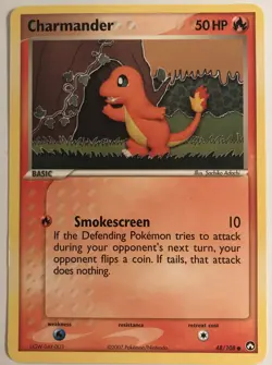 2007 EX Power Keepers Charmander Pokemon Card 48/108 NM condition Pokemon TCG - Image 1