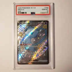 Graded Pokemon Card CN Mew ex 188/151 151C: 151 Collect Holo PSA 10 - Image 2