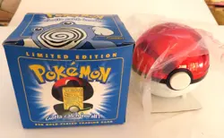 1999 Burger King Pokemon 23K Gold-Plated - Poliwhirl - Card Sealed - Blue box LE - Image 1