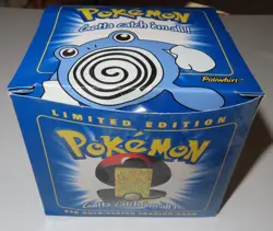 1999 Burger King Pokemon 23K Gold-Plated - Poliwhirl - Card Sealed - Blue box LE - Image 2