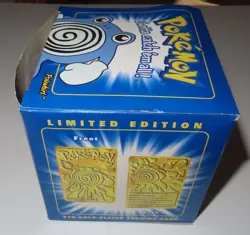 1999 Burger King Pokemon 23K Gold-Plated - Poliwhirl - Card Sealed - Blue box LE - Image 5