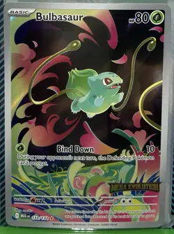Pokemon Bulbasuar Mega Evolution Stamped Promo Card 133/132 Near Mint - Image 1