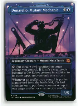 Donatello, Mutant Mechanic (Borderless) M Teenage Mutant Ninja Turtles 216 NM - Image 1