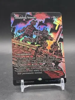 Doubling Season (Borderless) - 11 - PZA - NM - MTG Magic the Gathering - Image 1