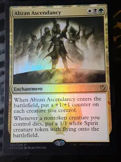 Abzan Ascendancy FOIL , Khans of Tarkir , LP , MTG, FREE SHIPPING - Image 1