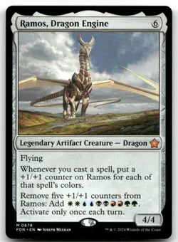 Ramos, Dragon Engine #678 (NM) Foundations FDN Magic MTG - Image 1