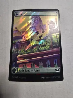 Forest (Surge Foil) 0309 - TMT Teenage Mutant Ninja Turtles TMNT - MTG - NM/M - Image 1