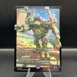 MtG: *Foil Showcase* Donatello, Gadget Master (Teenage Mutant Ninja Turtles), NM - Image 1