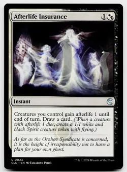 MTG Afterlife Insurance U Ravnica: Clue Edition 23 LP - Image 1