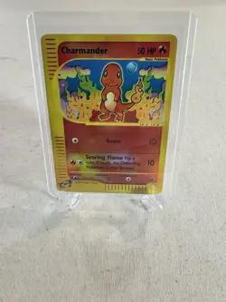 Pokemon Charmander Reverse Holo Expedition Base Set 50 HP Basic 098/165 English - Image 5