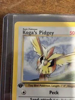 Pokemon TCG Koga's Pidgey 1st Edition Gym Challenge 80/132 50 HP Basic WOTC - Image 3