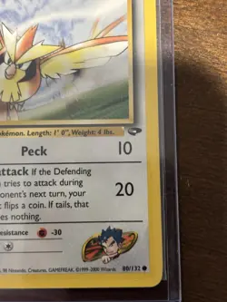 Pokemon TCG Koga's Pidgey 1st Edition Gym Challenge 80/132 50 HP Basic WOTC - Image 5